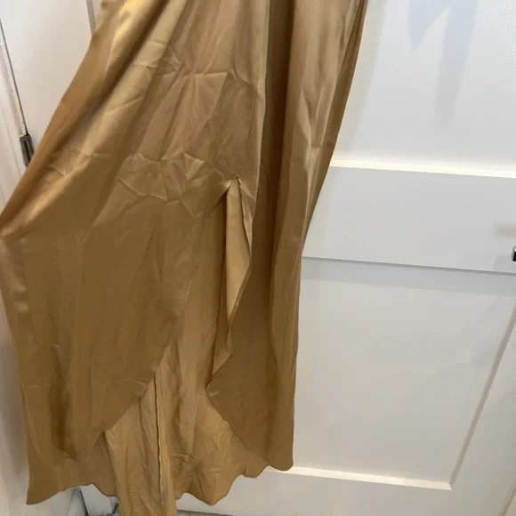 Beautiful Gold Long Dress Reformation